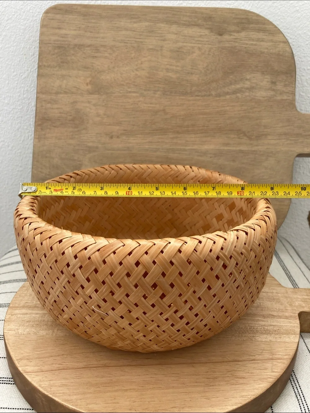 SALE! 70% Off Vintage Woven Rattan Decorative Bowl - Natural Tan Set of 3